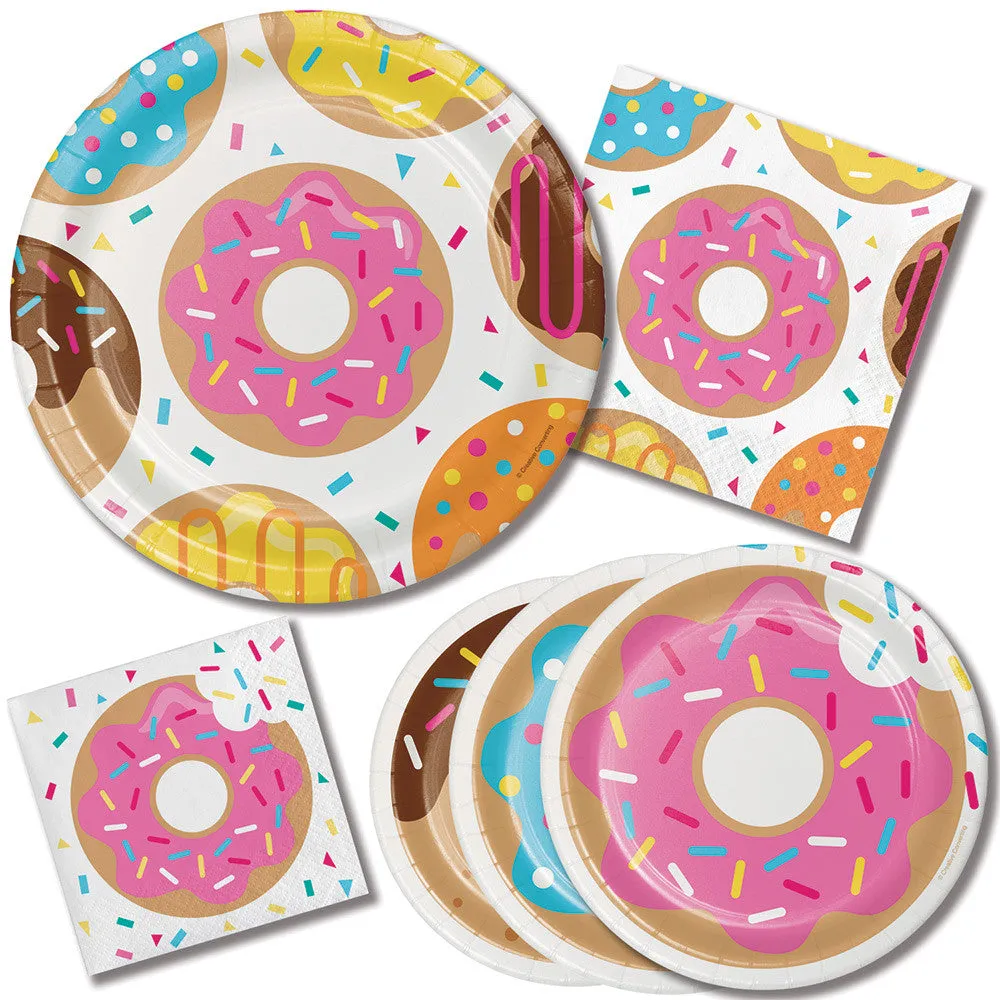 Fun Donut Party Breakfast Pin Set