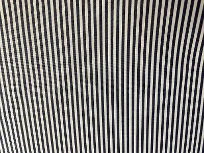 Fused Stripe Cotton - Blue/ white