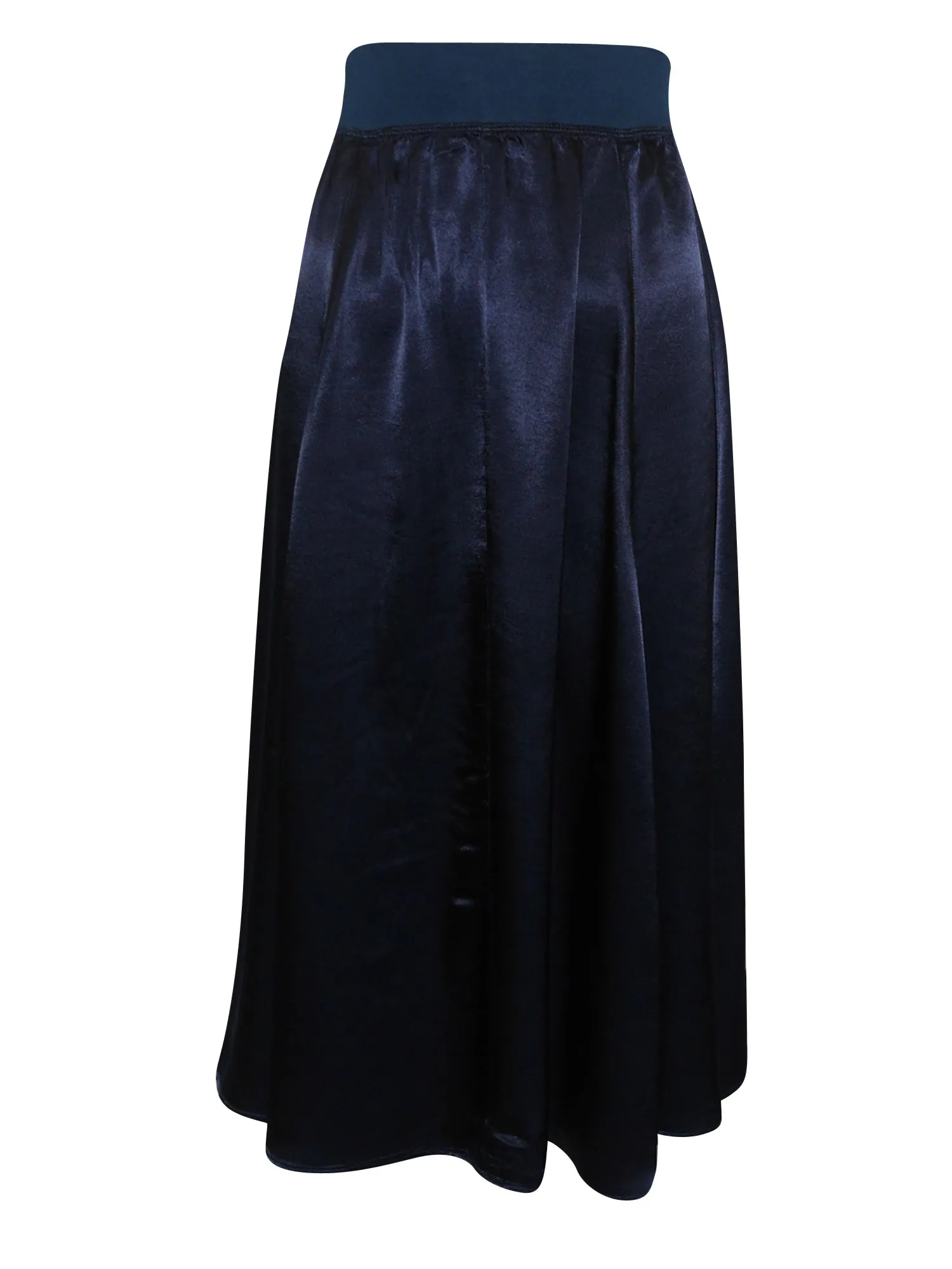 Hard Tail Princess Panel Satin Midi Skirt (Style: SAT-43)