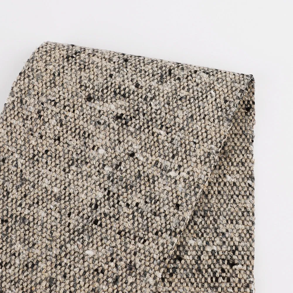 Heavyweight Linen Blend Tweed - Granola