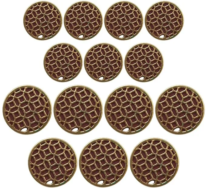 Honeycomb Pattern Buttons(7 Big   7 Small)