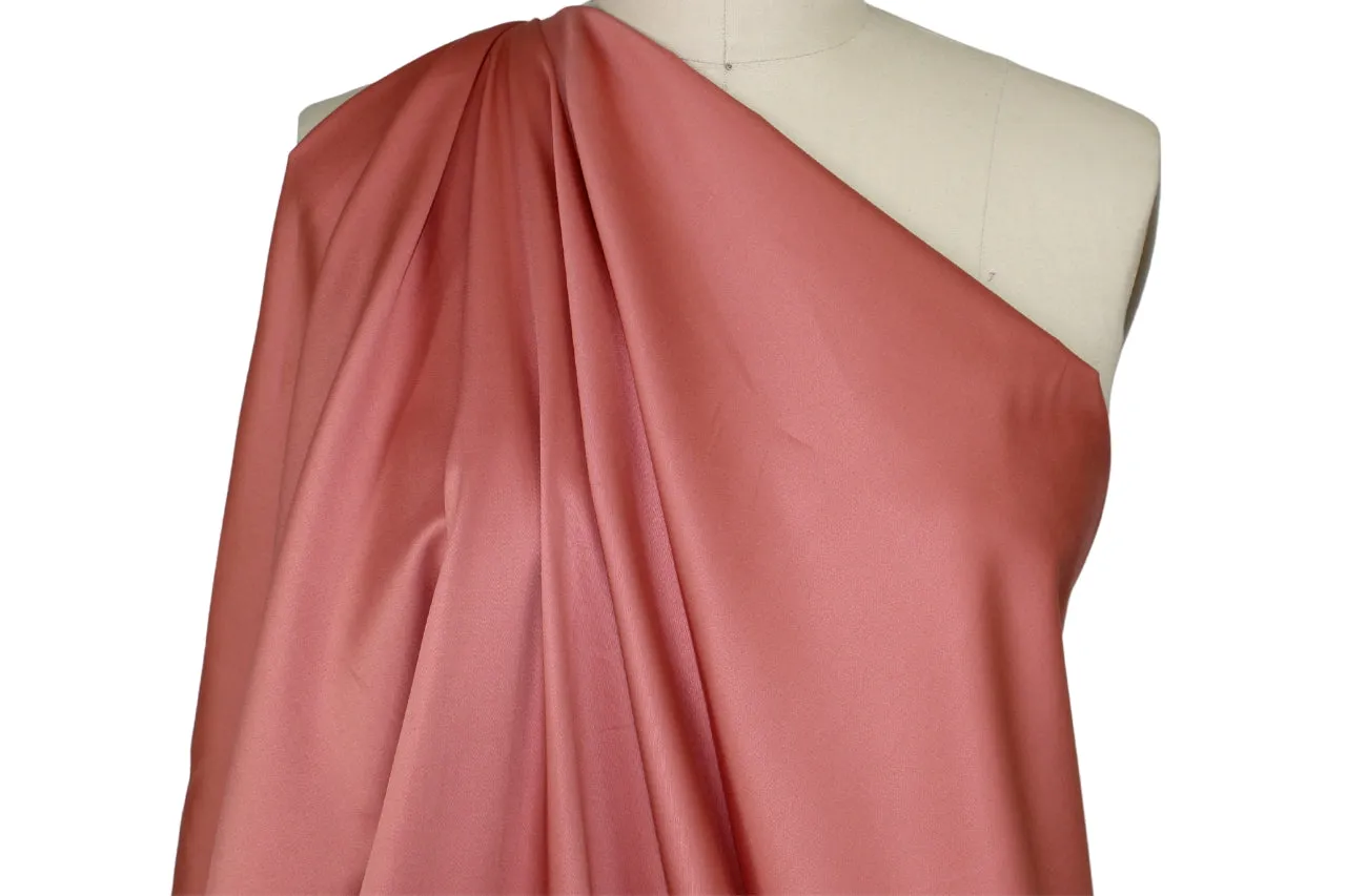 Italian Cotton Sateen - Apricot Cream