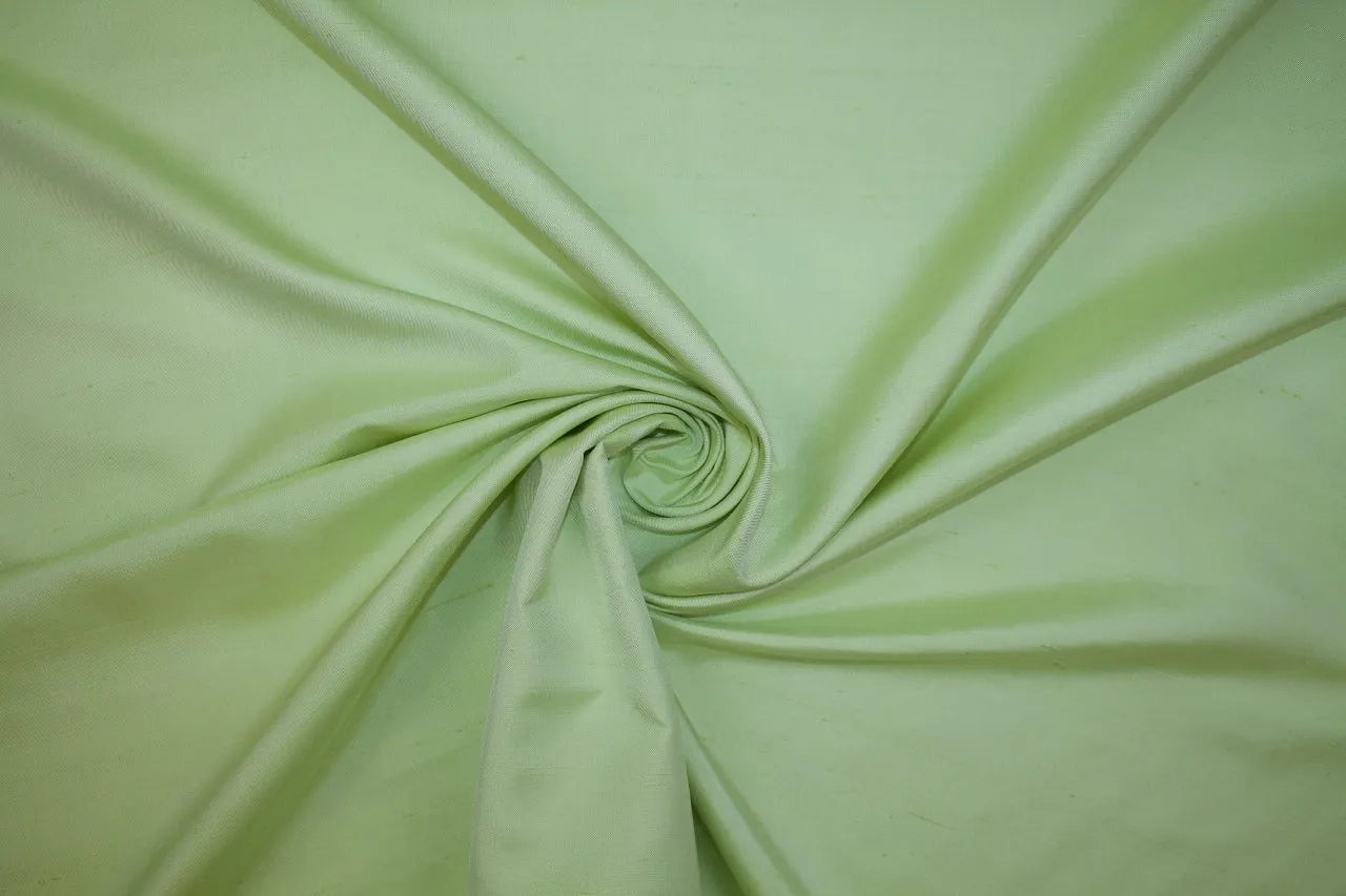 Italian Raw Silk Shantung - Spring Green