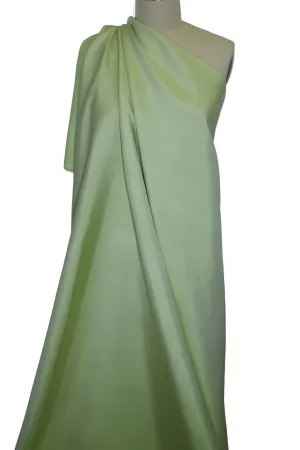 Italian Raw Silk Shantung - Spring Green