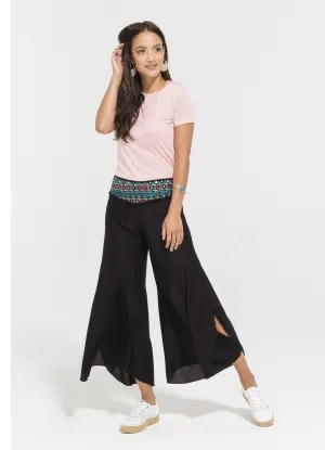 Jade Embroidered Pants