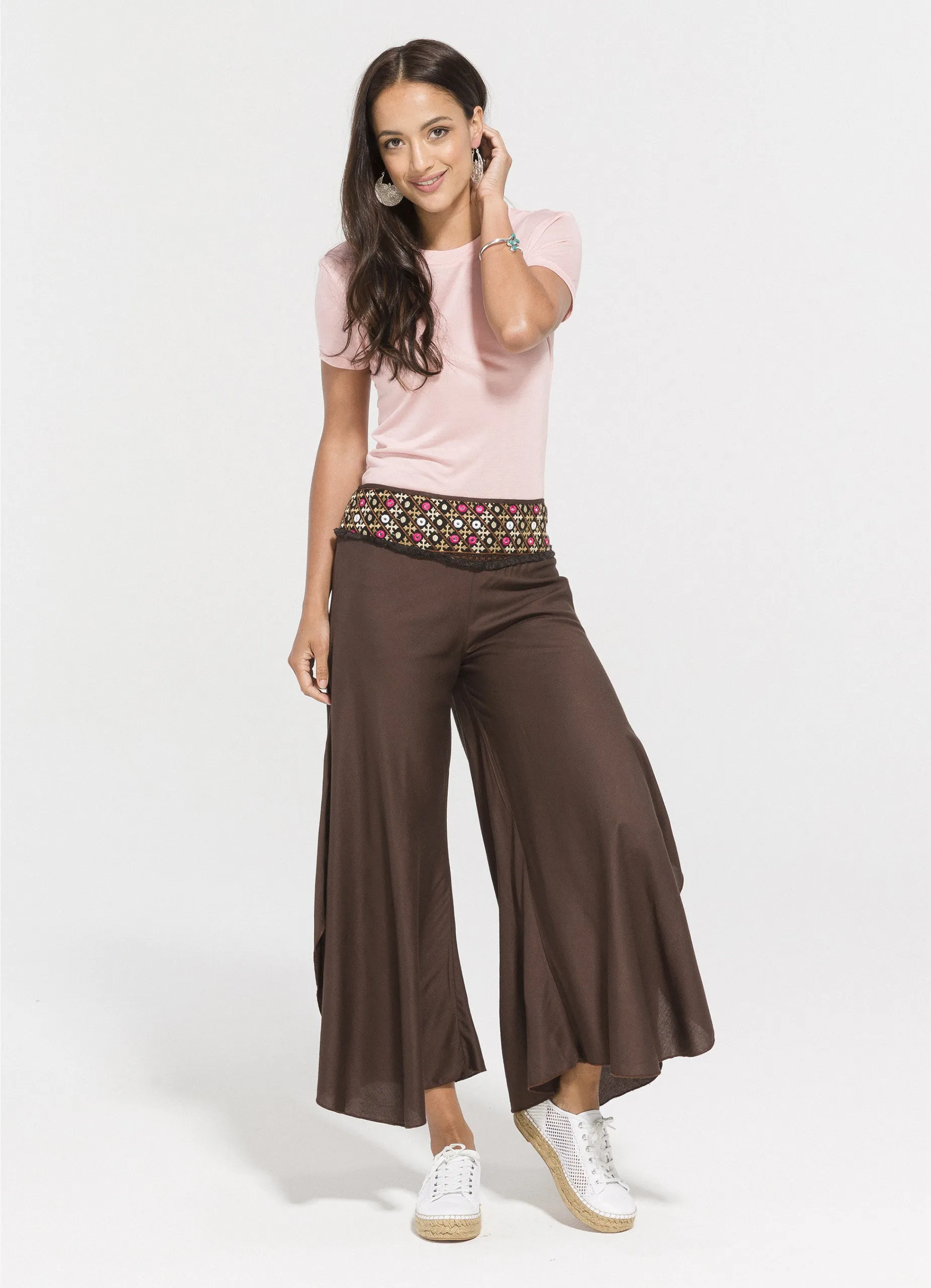 Jade Embroidered Pants