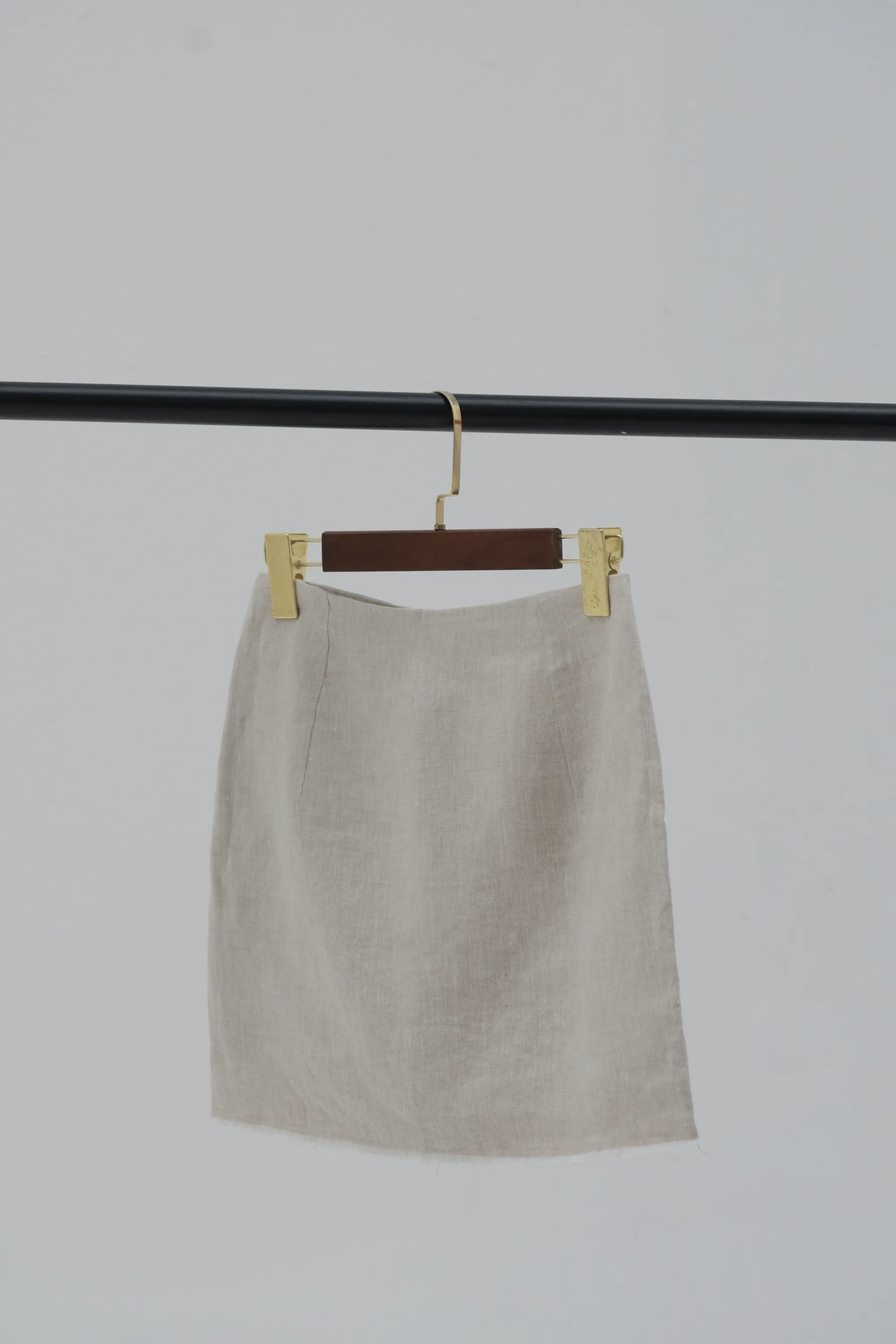 Kate 100% Linen High-Waisted Mini Skirt