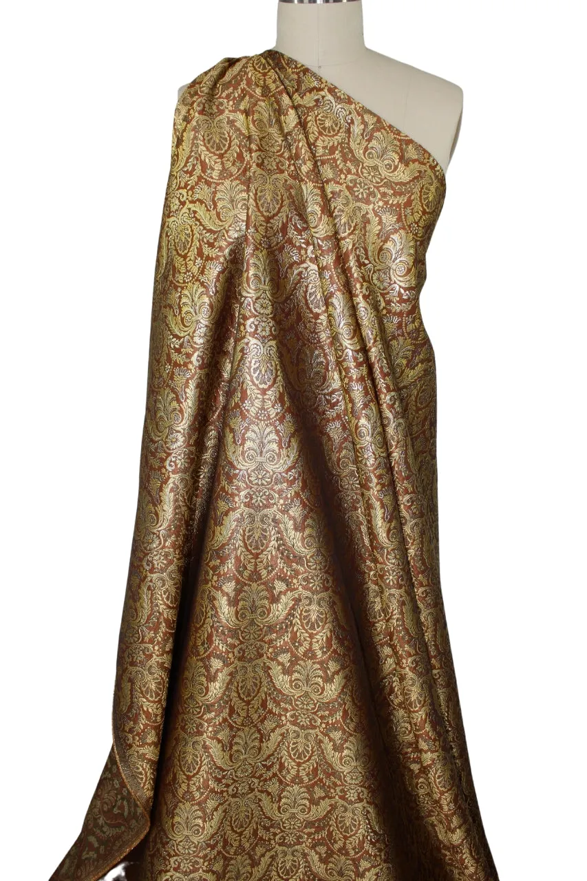 Lightweight Paisley Brocade - Gold Tones