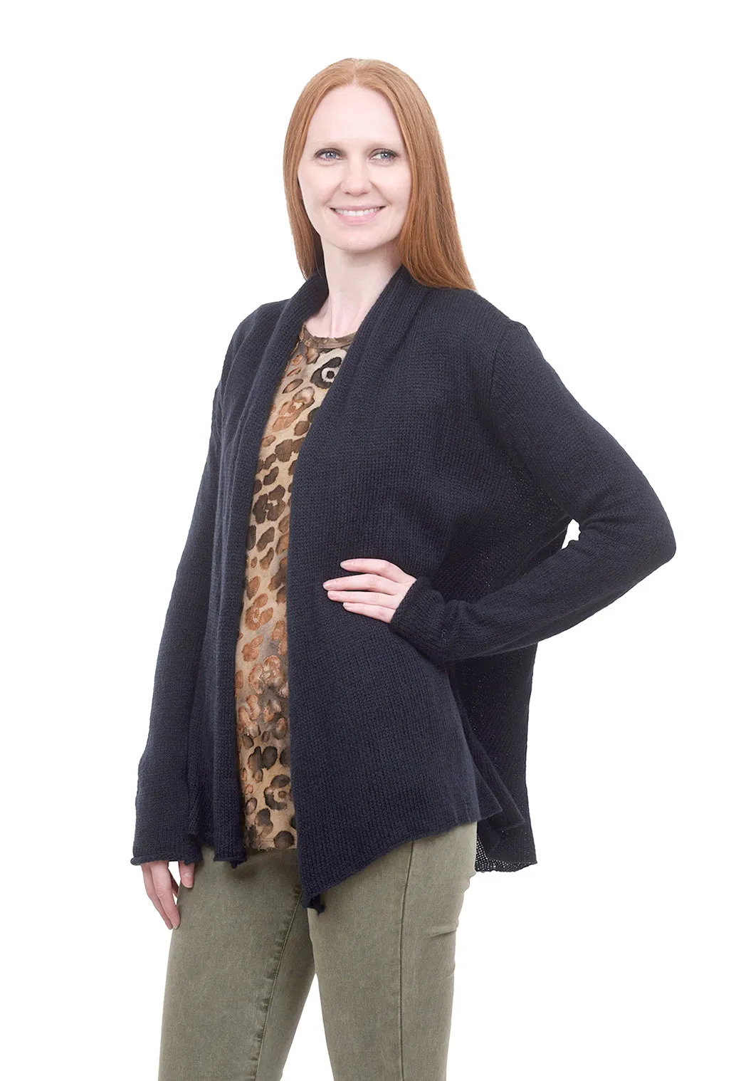 Lightweight Wrap Cardigan, Night