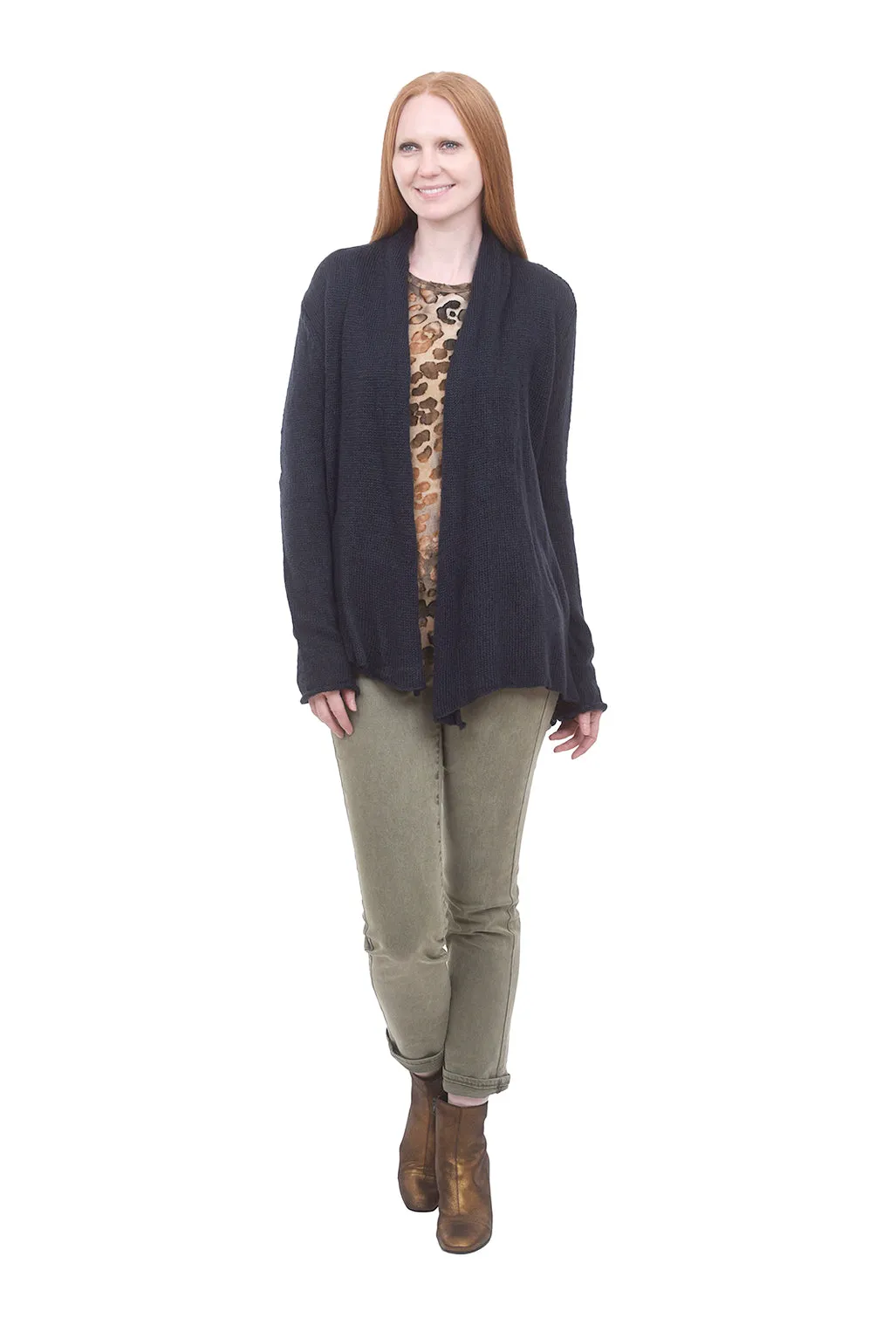 Lightweight Wrap Cardigan, Night