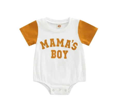 Mama Boy T-shirt Romper