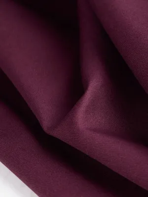 Midweight Organic Cotton Twill - Mulberry