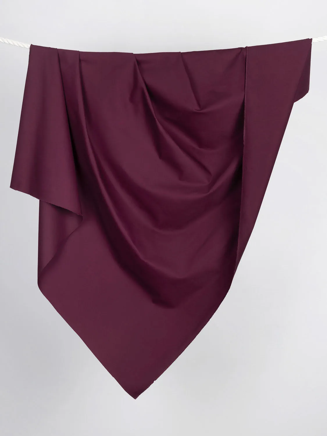 Midweight Organic Cotton Twill - Mulberry