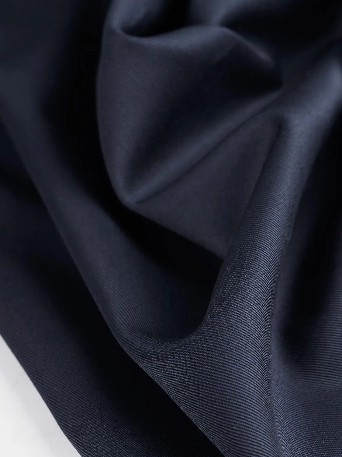 Midweight  Organic Cotton Twill - Navy - Swatch