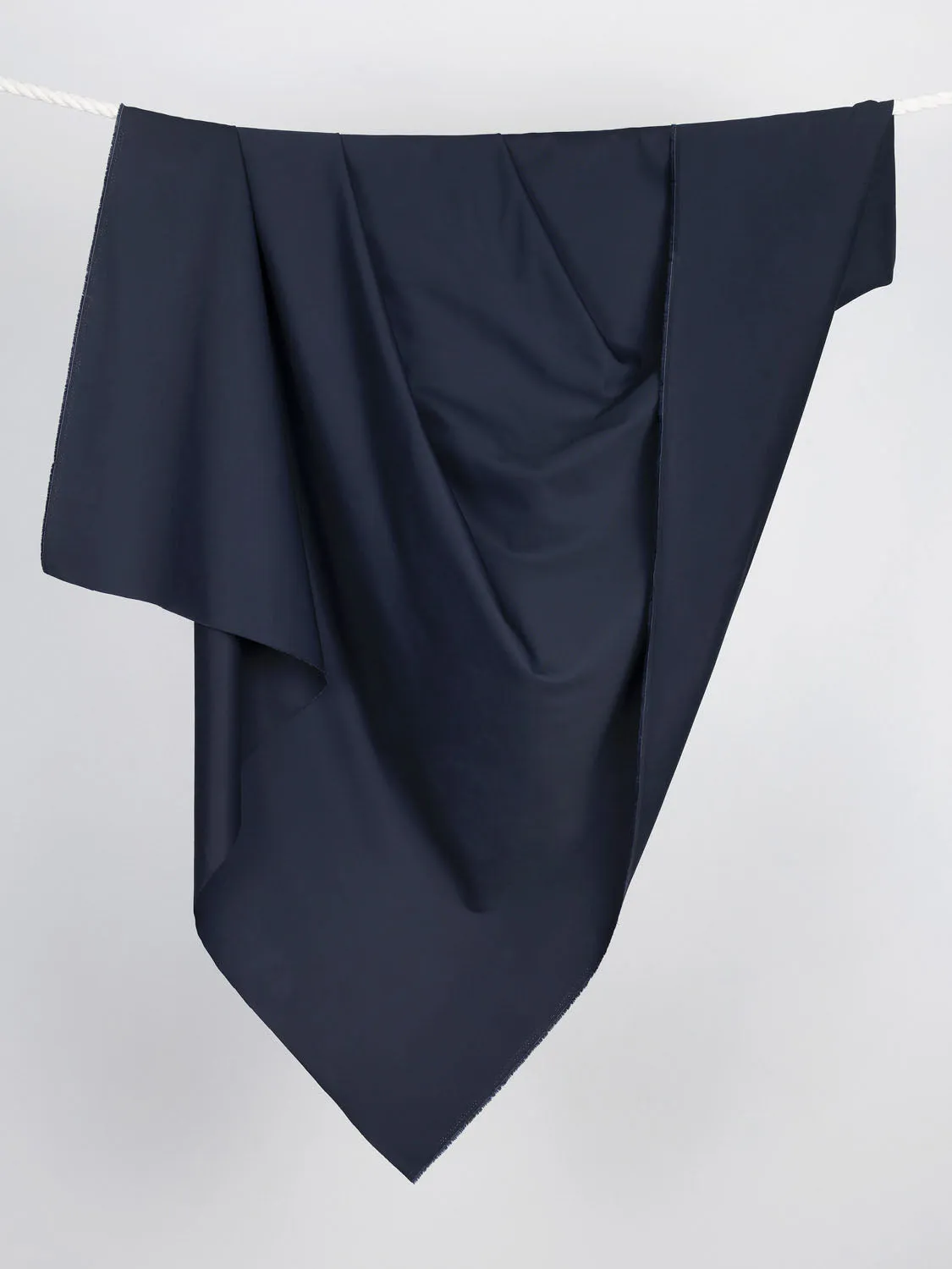 Midweight  Organic Cotton Twill - Navy - Swatch