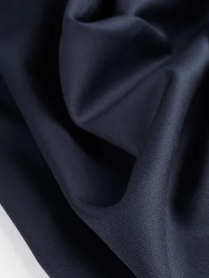 Midweight Organic Cotton Twill - Navy