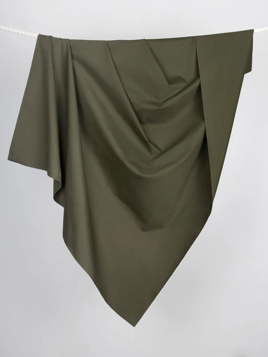 Midweight Organic Cotton Twill - Olive