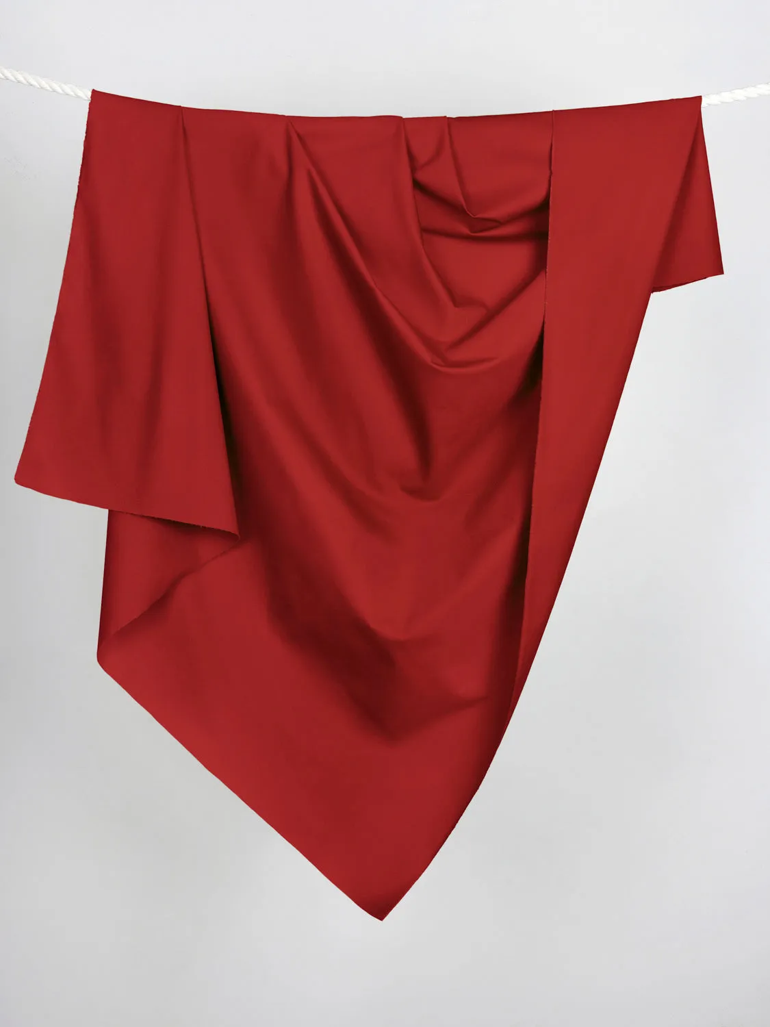 Midweight Organic Cotton Twill - Tomato