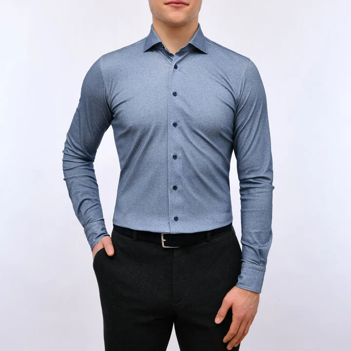 Modern 4Flex Stretch Knit Shirt SF18239 Dark Blue