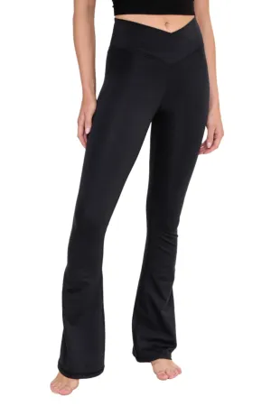 Mono B Venice Crossover Waist Yoga Pants AP-B0891 and Plus