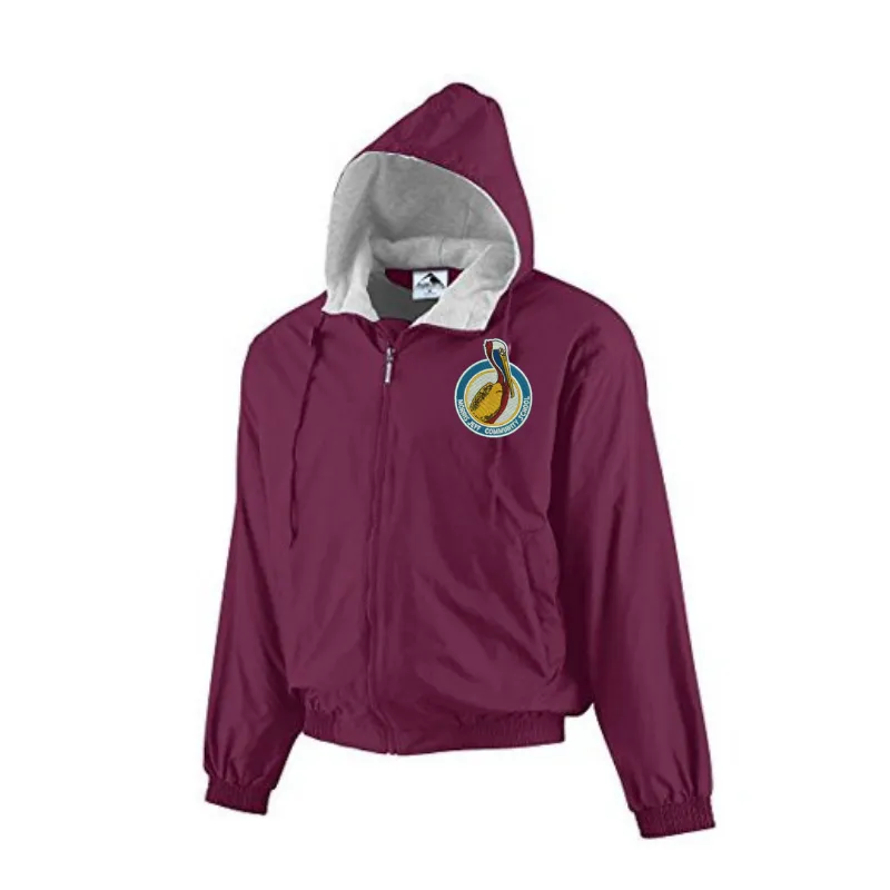 Morris Jeff Community School Maroon Hooded Jacket