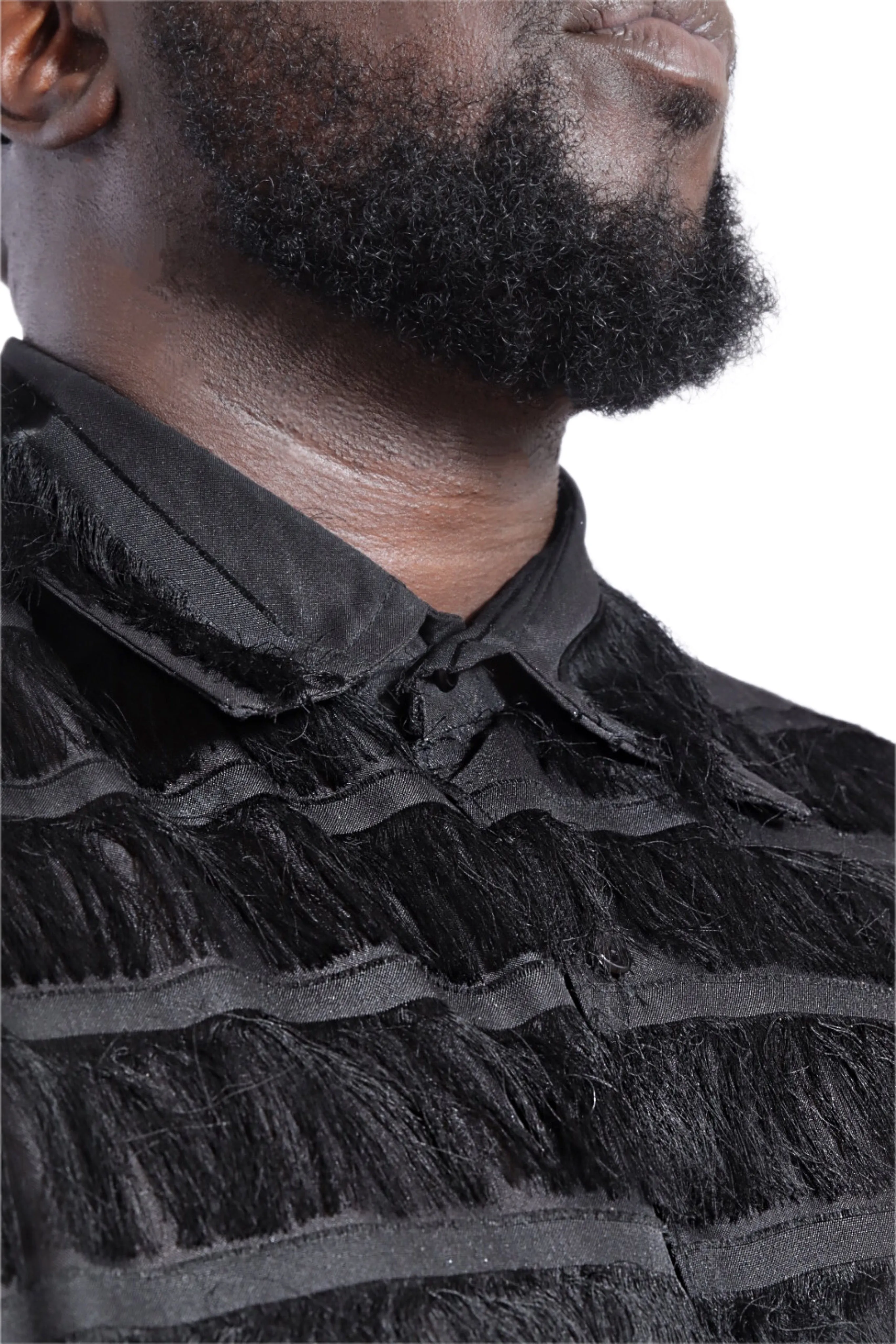 Moruf Fringed Organza Shirt