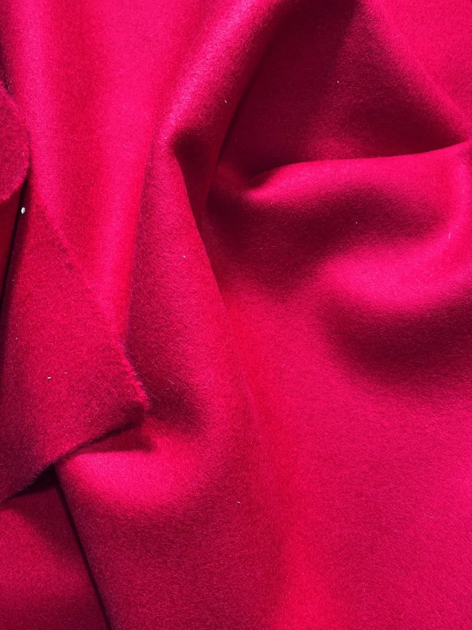 NEW Miss Elle Designer 100% Felted Wool Fuchsia Pink Coat Fabric