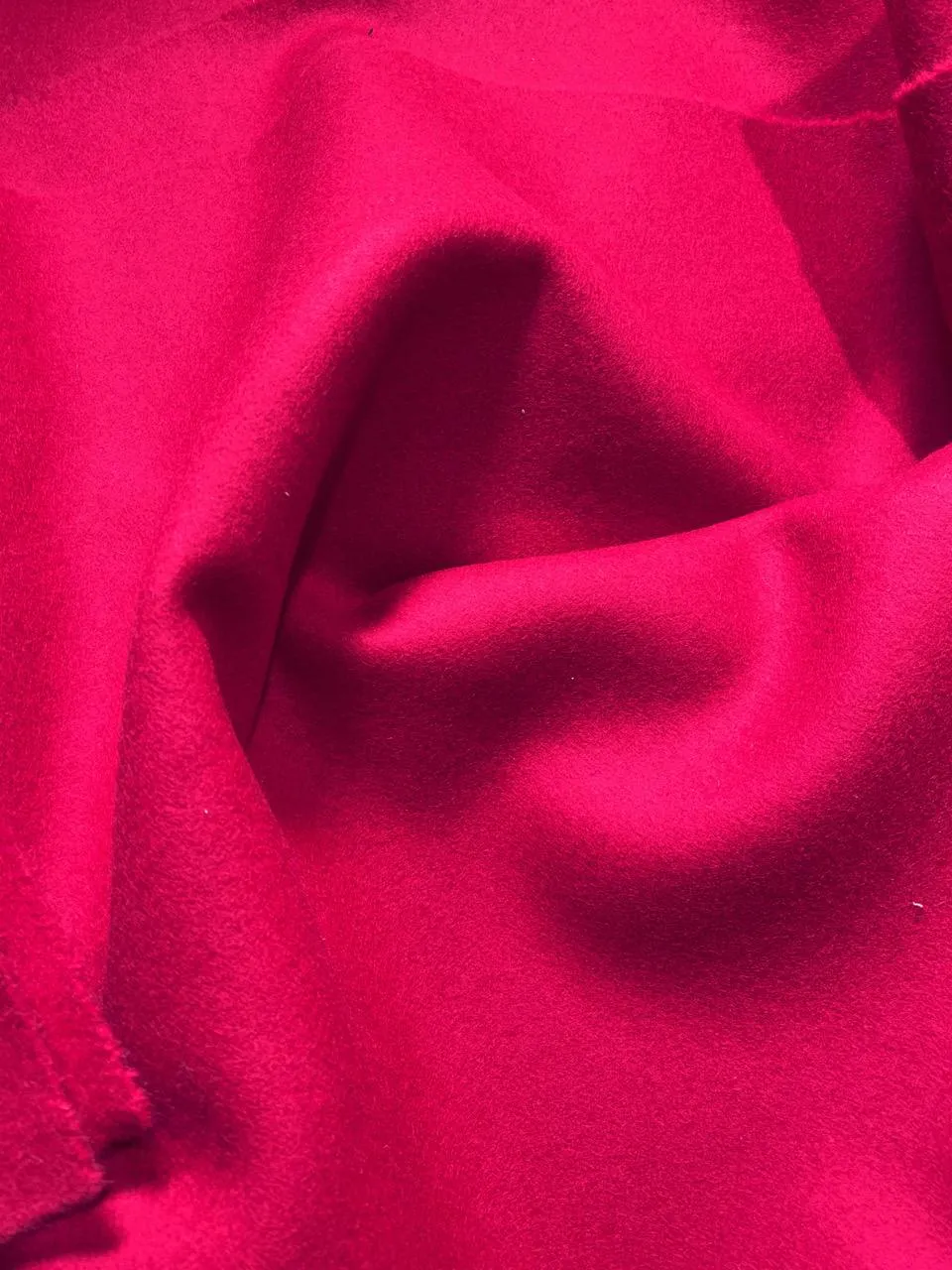 NEW Miss Elle Designer 100% Felted Wool Fuchsia Pink Coat Fabric