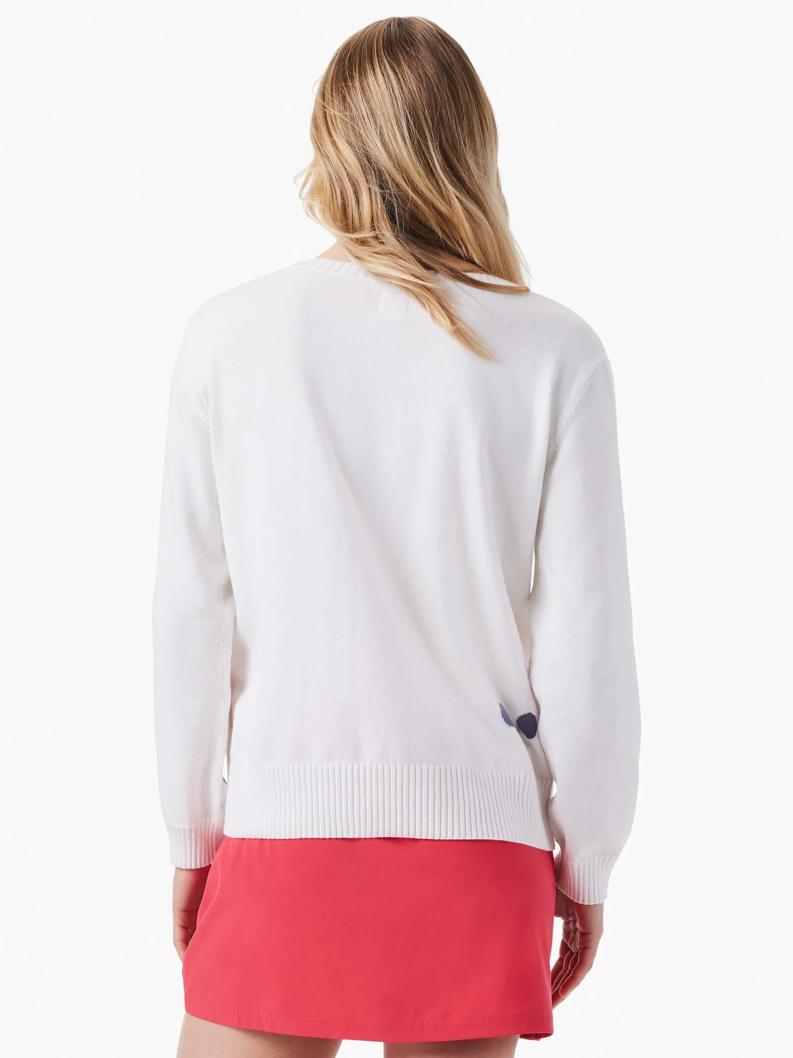 Nic   Zoe Back To Front Dotted Sweater