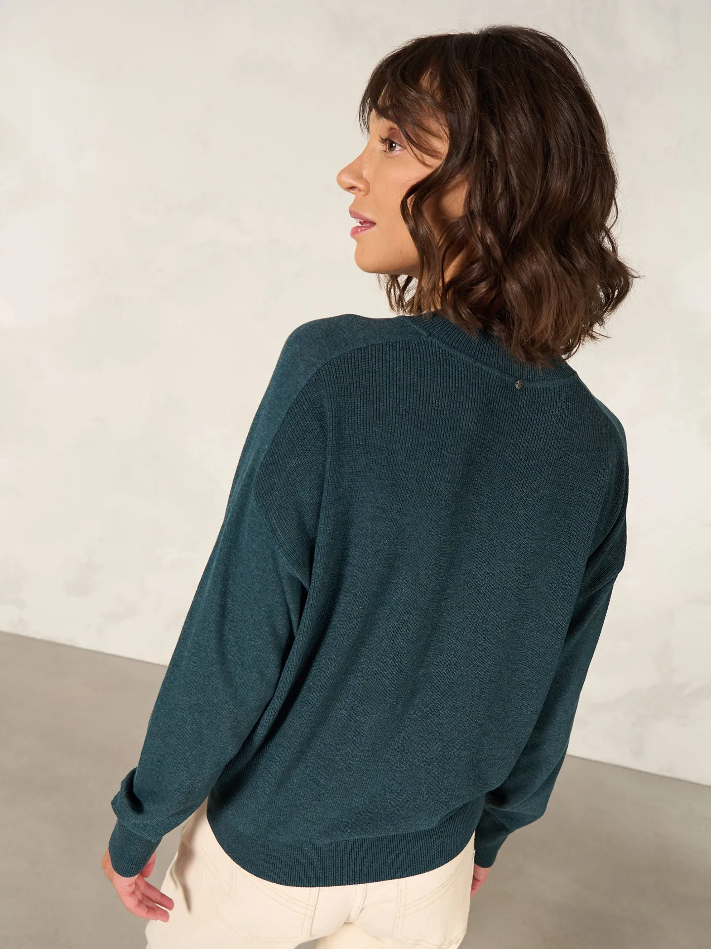 Nile Mock Neck Sweater