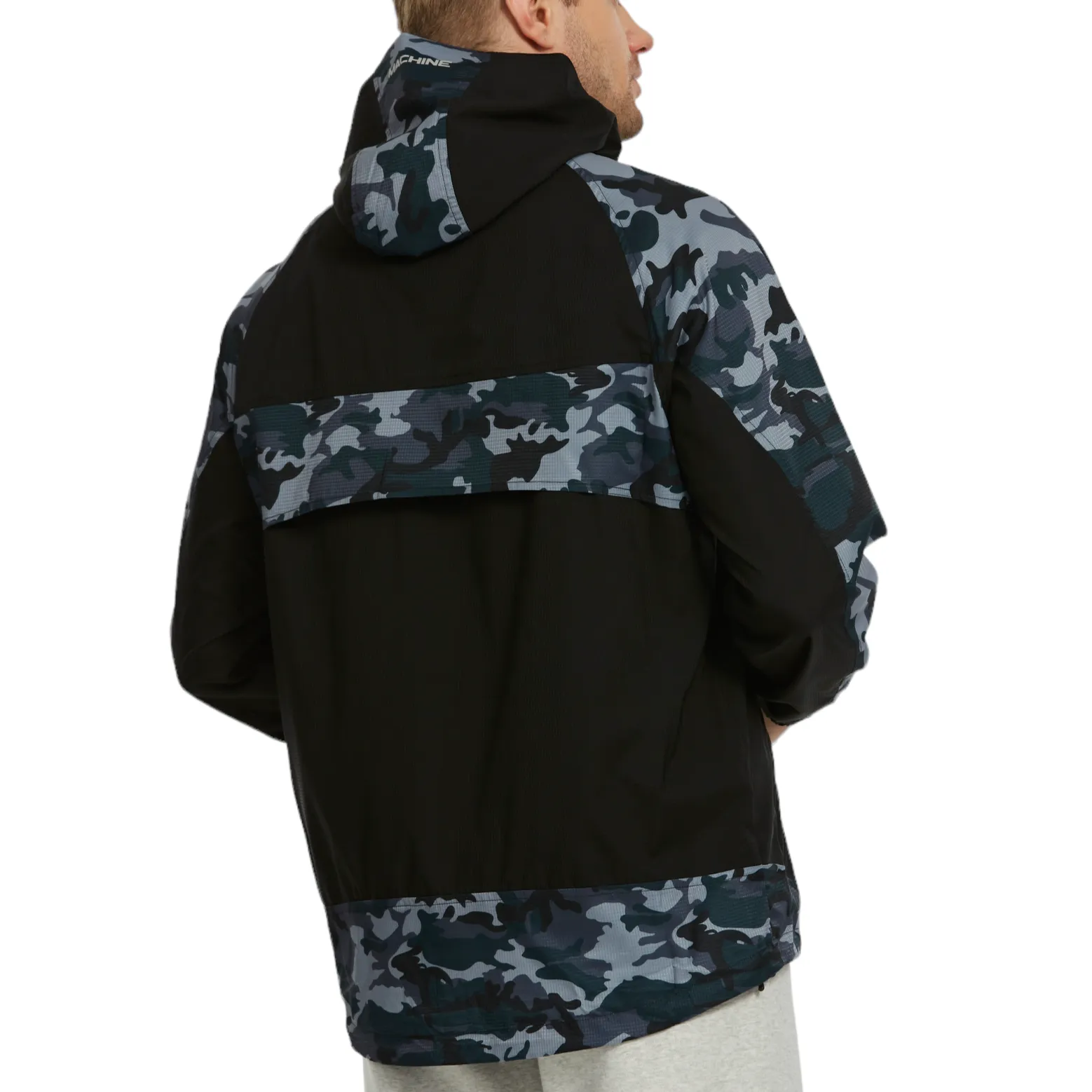 Northern Vintage Shell Jackets - loose fit -Black/Camo