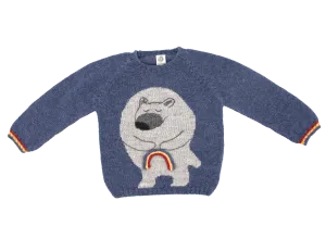 NW421 Bear Blue Sweater