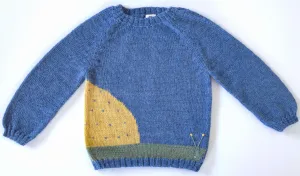 NW507 BLUE SNAIL SWEATER