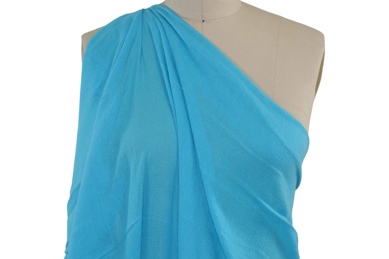 NY Designer Cotton Gauze - Bright Aqua