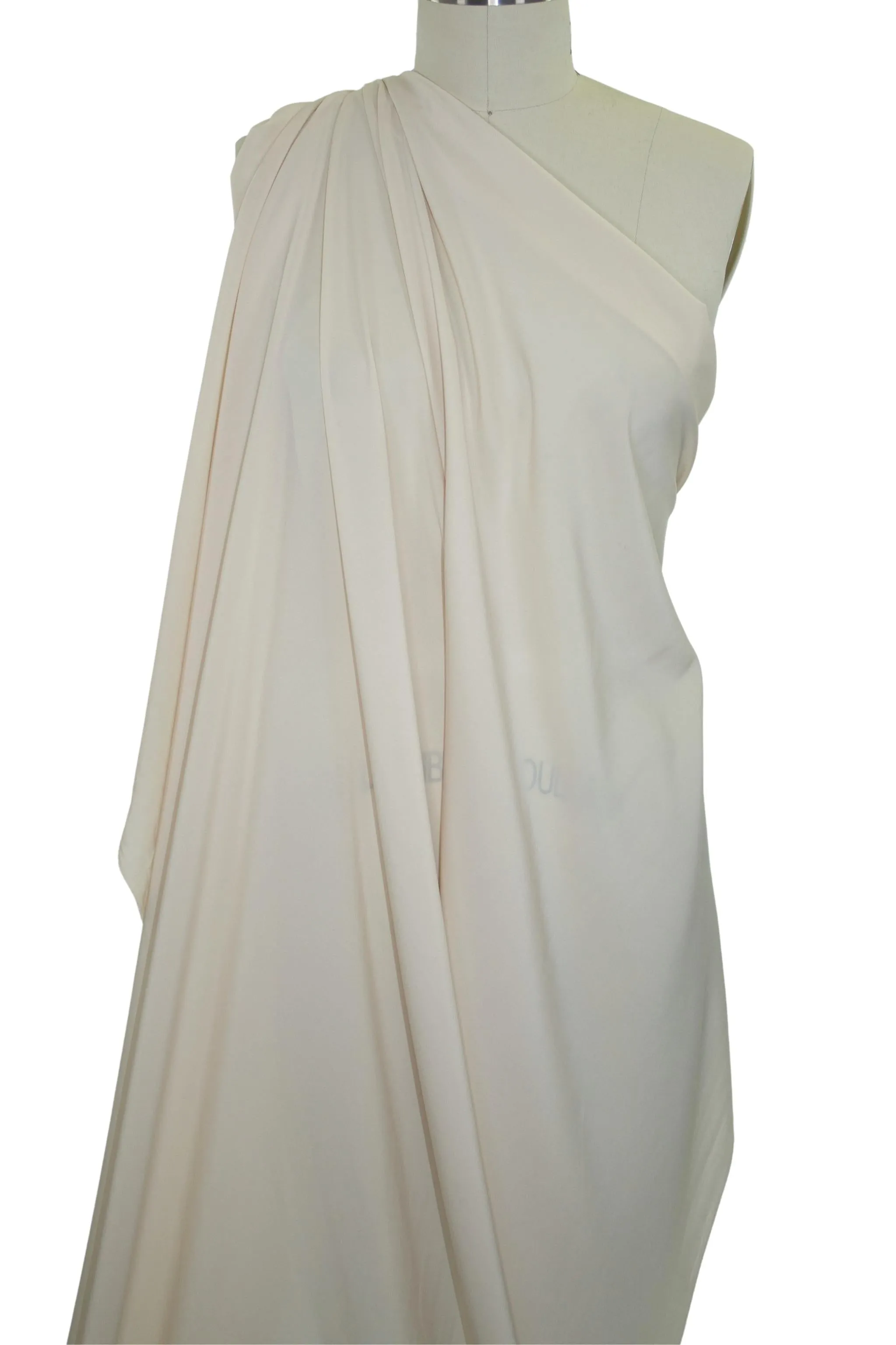 NY Designer Stretch Pongee Lining - Cafe au Lait