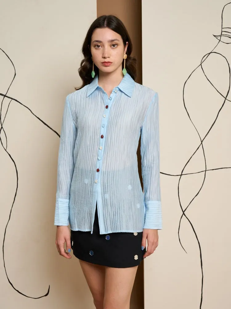 Prue Mixed Button Shirt