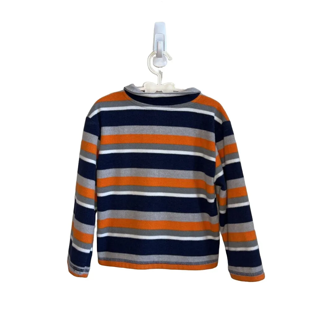 Pullover Fleece w/Zipper - Stripe