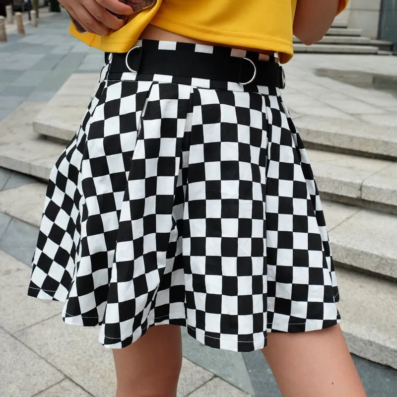 "CHECKERS" SKIRT