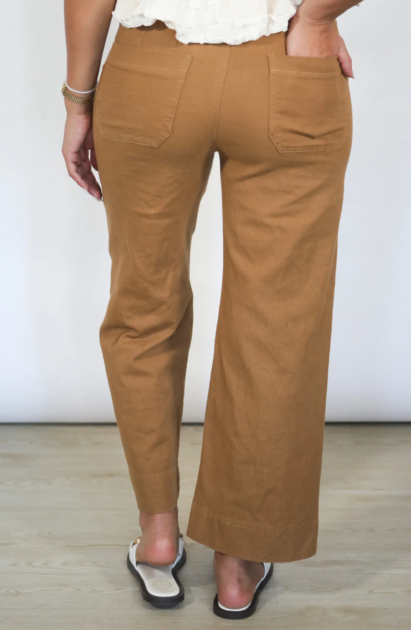 Ready For More Hazelnut Wide Leg Pants