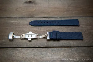 Sailcloth waterproof watch strap. Deployment clasp.