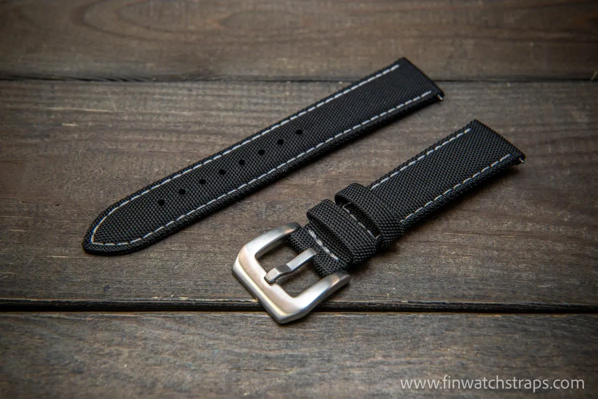 Sailcloth waterproof watch strap. PAM style buckle.