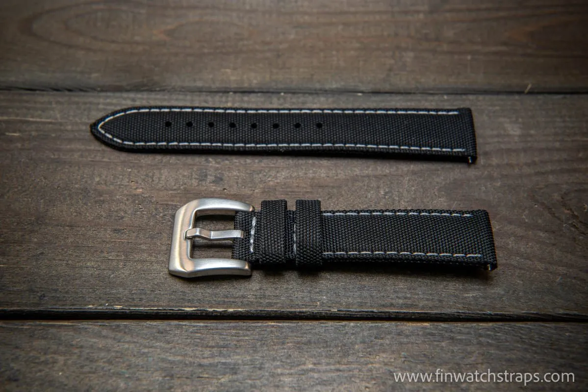 Sailcloth waterproof watch strap. PAM style buckle.