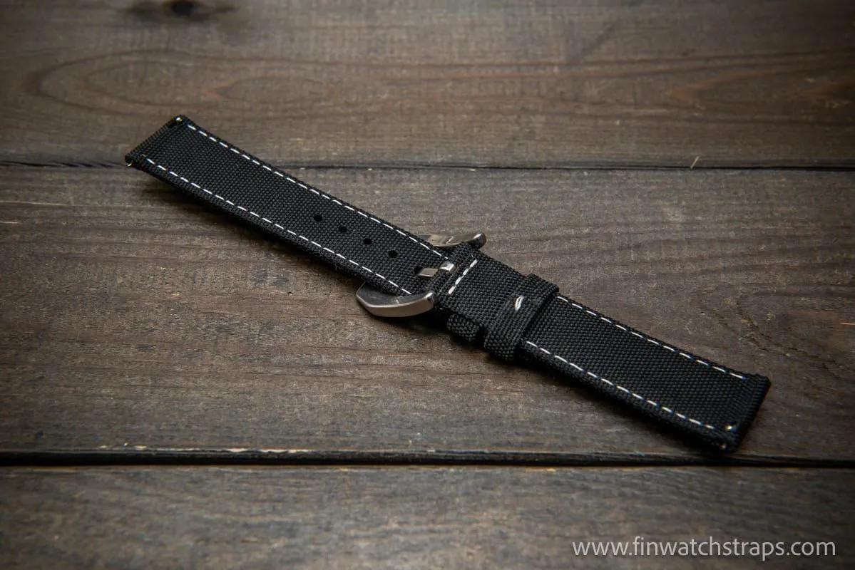 Sailcloth waterproof watch strap. PAM style buckle.