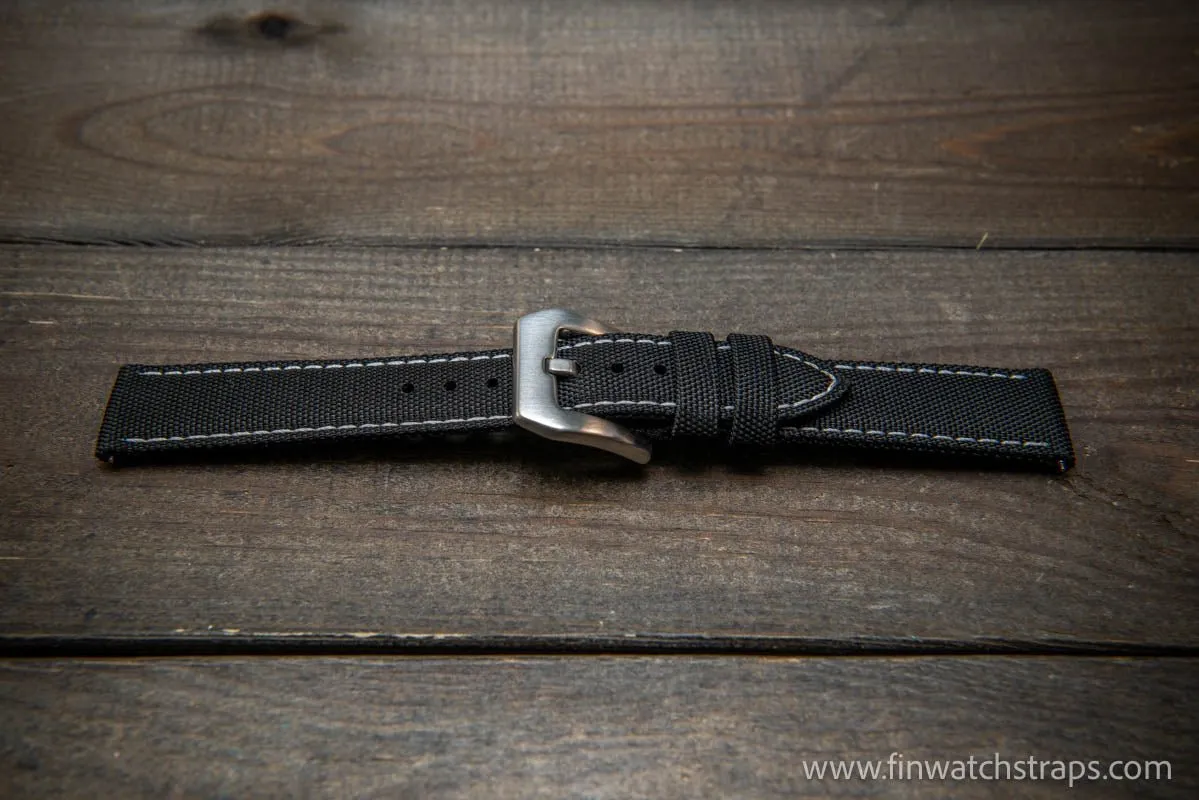 Sailcloth waterproof watch strap. PAM style buckle.