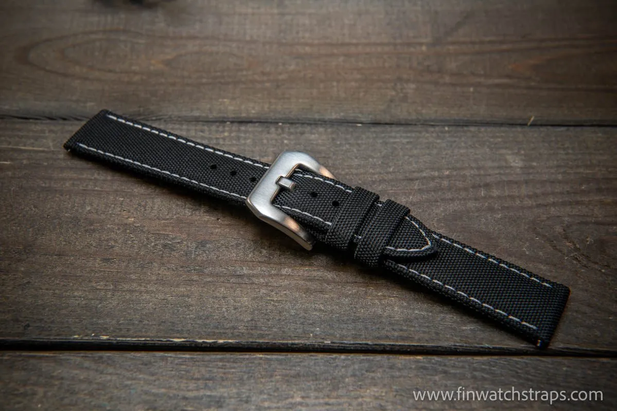 Sailcloth waterproof watch strap. PAM style buckle.