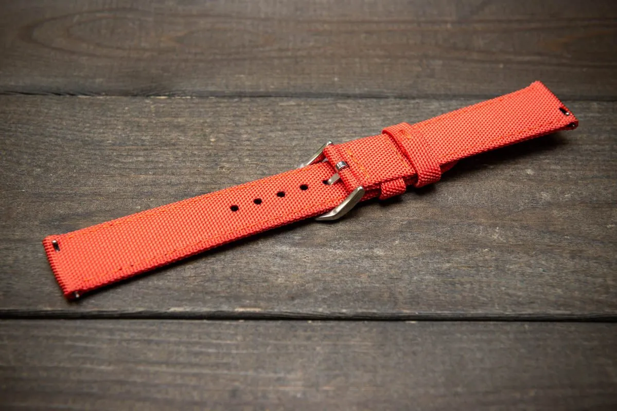 Sailcloth waterproof watch strap.