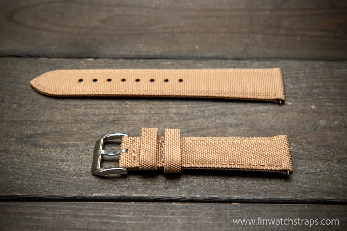 Sailcloth waterproof watch strap.