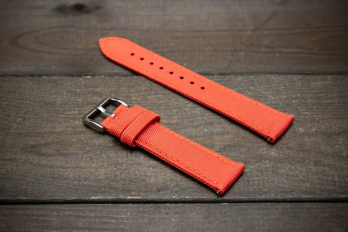 Sailcloth waterproof watch strap.