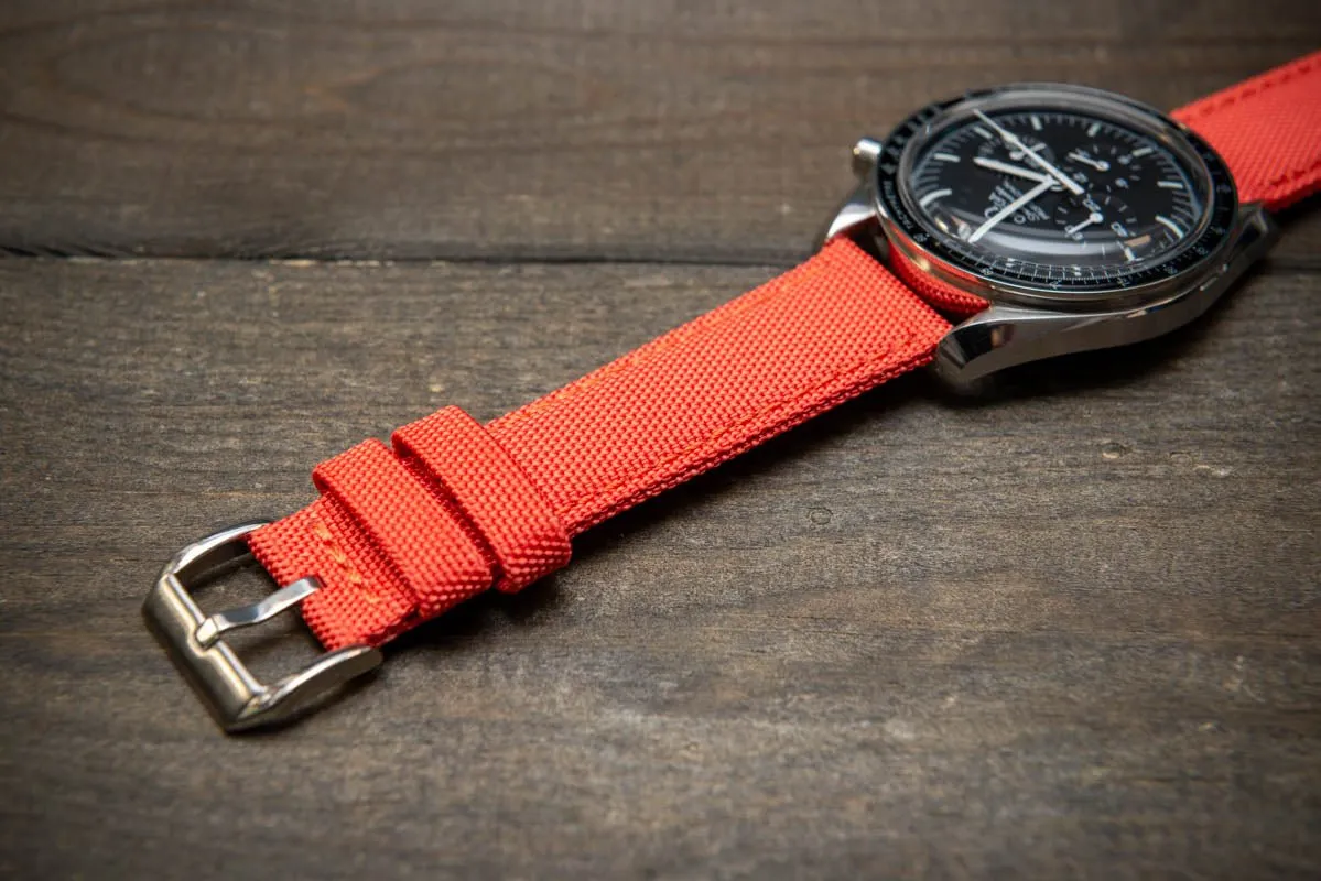 Sailcloth waterproof watch strap.