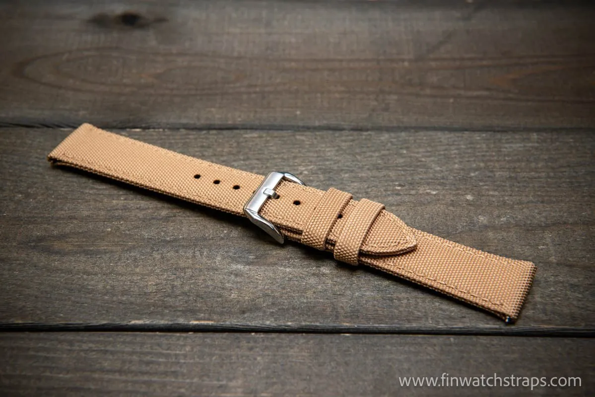 Sailcloth waterproof watch strap.